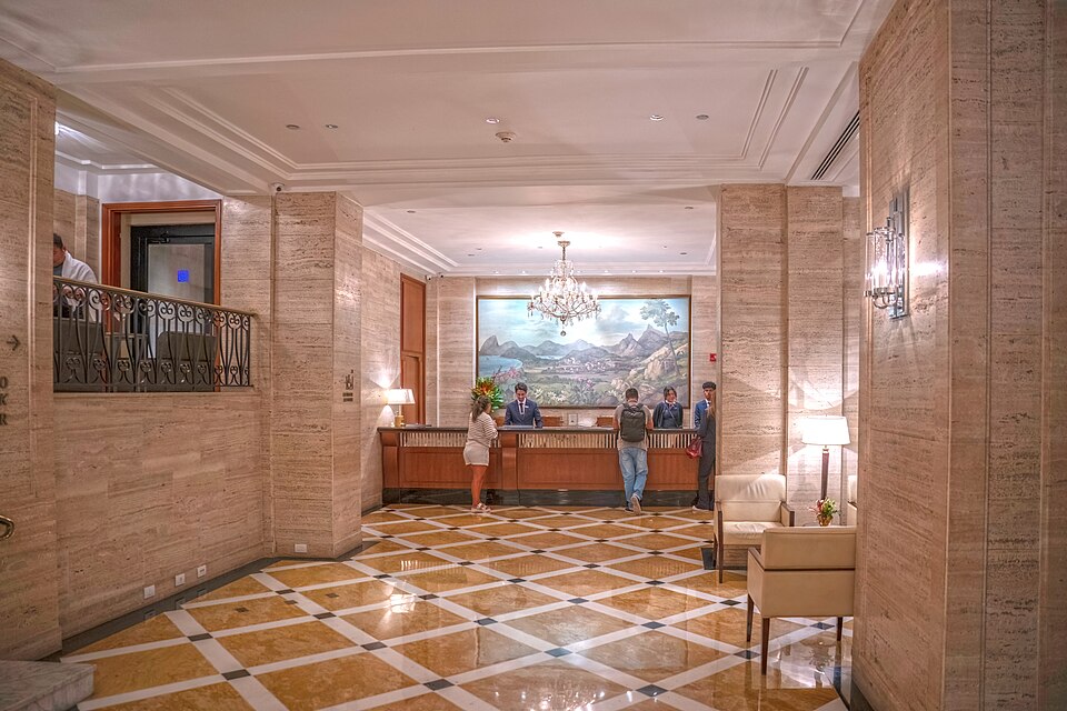 Copacabana Palace on Rio's seafront