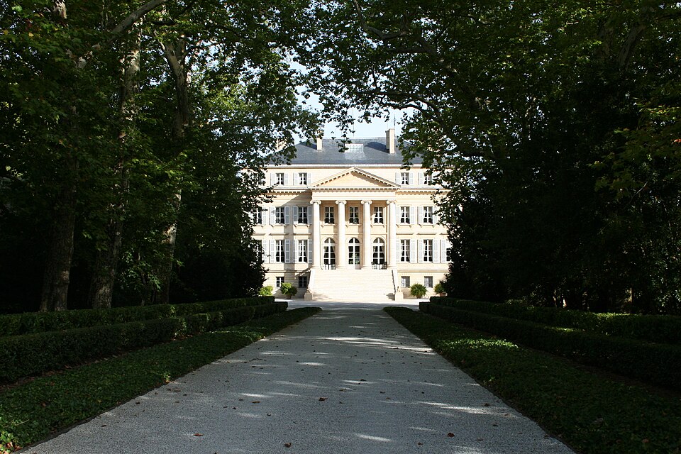 The château at Château Margaux