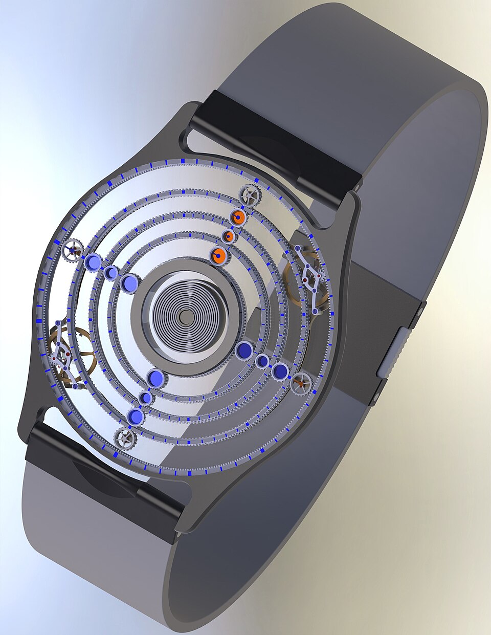 A tourbillon wristwatch