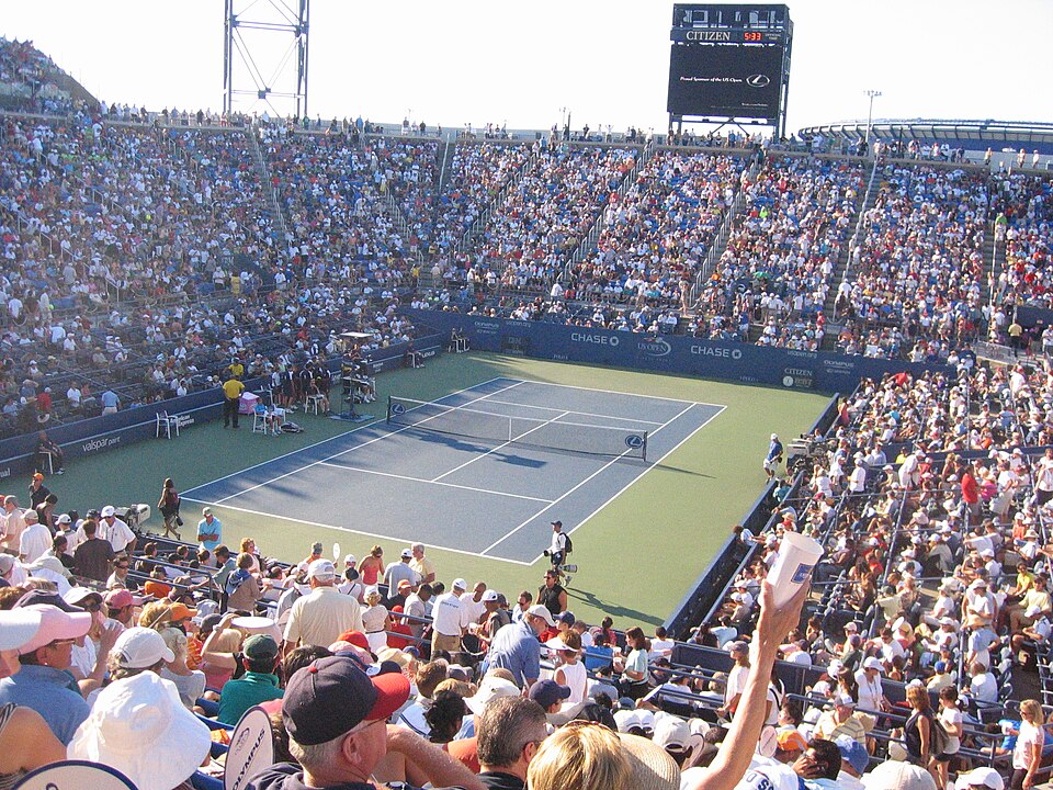 Arthur Ashe Stadium during the US Open